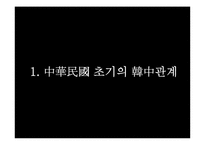 [국제관계] 한국과 현대중국의 만남-3