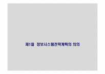 [경영정보 시스템 MIS] 정보시스템 전략 계획(ISP)-2
