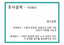 [행정조사방법론] 노동파업과 기업 성과의 연관성-11