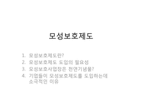 [여성과 정치] 워킹맘을 위한 국내 기업의 모성보호 제도 도입에 대하여-13