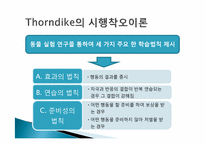 [성인학습 및 상담론] 전통적 행동주의, 인지주의 학습이론-5