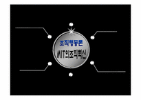 [조직행동론] MIT의조직혁신-1