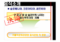 [유고문화] 유고슬라비아의 음식 문화-4