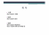 [사회문제분석] 한국의 청년실업-2