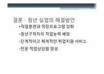 [사회문제분석] 한국의 청년실업-14