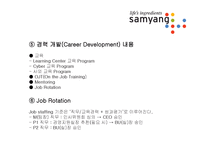 [인적자원관리] 삼양의 경력개발(CDP)-11