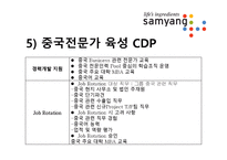 [인적자원관리] 삼양의 경력개발(CDP)-16