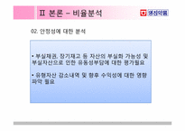 [재무관리] 영진약품 재무제표 분석-20