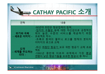 항공사 CATHAY PACIFIC 케세이 퍼시픽 온라인마케팅-8