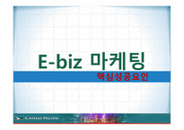 항공사 CATHAY PACIFIC 케세이 퍼시픽 온라인마케팅-9