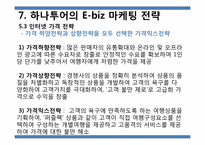하나투어 인터넷비즈니스 마케팅 전략-20