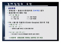한국 경제의 성장패턴 -요소투입형 성장패턴-7