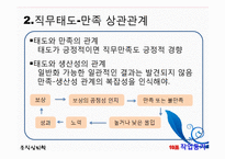 [조직심리학] 조직에 대한 태도와 행동-14