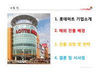 [국제경영] 롯데마트의 해외진출-2