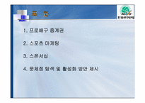 [스포츠경영학] 배구와 미디어를 통해 본 스폰서쉽 마케팅-2