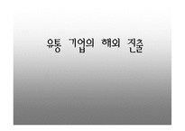 [국제경영] 유통기업의 해외진출-1
