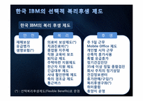[인적자원관리] 한국 IBM의 선택적 복리후생 제도-10