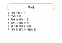 [소비자행동론] `위스퍼`에 대한 소비자 행동과 마케팅 분석-2