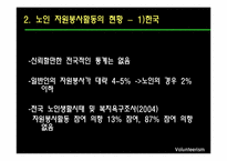 [사회복지] 노인 자원봉사활동의 현황 및 문제점과 해결방안-9