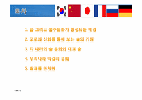 [비교문화론] 동서양의 술 문화 비교-2