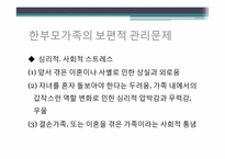 [생활자원경영] 한부모가족의 관리문제 및 자원 관리 전략-3