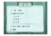 [일본대중문화] 일본의 면 요리-2
