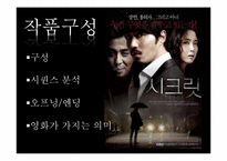 [영상문법] 영화 `시크릿` 작품속 영상문법 분석-3