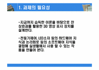 [전자공학] 잔상효과를 이용한 LED 3D 디스플레이-3