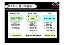 [품질경영] 도요타(TOYOTA) 사태로 바라본 품질경영의 중요성-12
