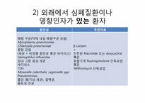 [감염학] 지역사회폐렴의 치료-8