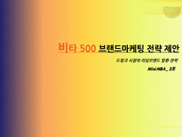 비타500 브랜드마케팅 전략제안-1