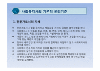 사회복지 윤리와 철학 -윤리강령 만들기-16