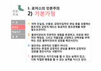 인본주의 이론 -로저스 인본주의, 매슬로우 자아실현 이론-7