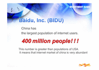 [해외투자론] 나스닥 투자-BIDU, GOOG, PCLN(영문)-5