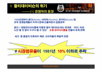 [경영학] 할리데이비슨의 몰락과 부활-8