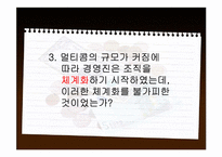 [경영조직론] 멀티콤 사례분석-6