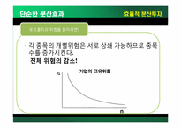 [투자론] 효율적 분산투자-4
