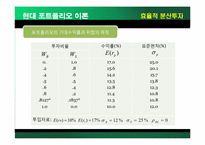 [투자론] 효율적 분산투자-13