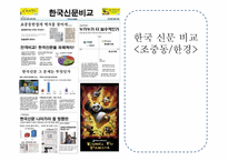 [신문학개론] 한국 신문 비교-조중동VS한경-1
