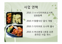 [사업계획서] 다이어트 도시락 배달사업-6