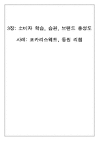 [소비자행동론] 소비자 학습, 습관, 브랜드 충성도(포카리스웨트, 동원 리챔)-1