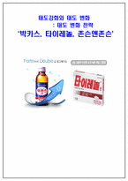 [소비자행동] 태도강화와 태도 변화 -태도 변화 전략(박카스, 타이레놀, 존슨앤존슨)-1