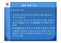 [품질경영] 농심의 품질 보증 실패 사례-7