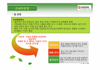 강진군, 교세라공업, 유한킴벌리 사례 -집단과 팀, 관료제와 팀제-14