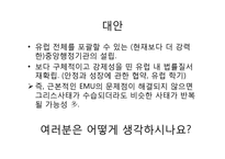 [국제경제] 유로화 통합의 문제점-14