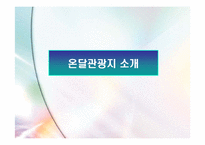 [관광자원론] 단양 `온달관광지` 관리실태 및 개선방안-4