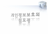 [전자상거래] 개인정보(Privacy)에 관한 국내외 법제도-11
