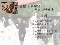 일본의 부부와 부모자녀 관계-2