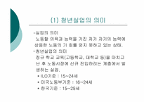 [사회문제론] 한국 청년실업의 현황과 정책 개선점-2