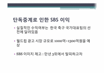 [현대사회와 행정] SBS 스포츠중계 독점-남아공 월드컵을 주제로-12